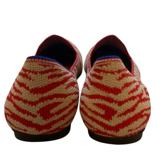 Rothy’s red zebra loafers size 6 in great condition - Picture 4 of 6